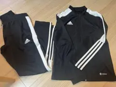 adidas ジャージ 黒/白 サイズ140