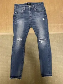 AZUL ダメージ加工 スキニージーンズ