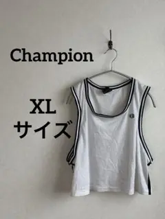 チャンピオン Champion 【XLサイズ】 ホワイトメッシュタンクトップ