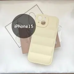 未使用 iPhone15ケース シンプル 白
