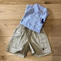 Ralph Lauren 3/3T シャツ・ショートパンツセット