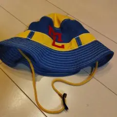青と黄色のバケットハット 56cm