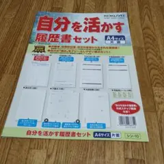 自分を活かす履歴書セット　少し使ってます。