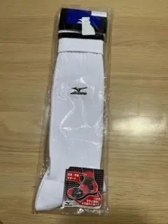 ミズノ　サッカー用ストッキング　23-25cm ホワイト✖️ブラック