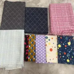 カバードクロス用　はぎれ　生地　9点まとめ売り