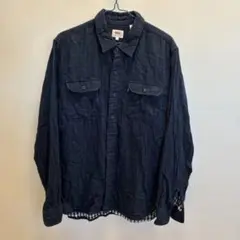 Levi's ネイビー 長袖シャツ　Ｌサイズ ヤ21