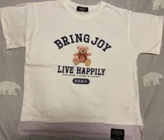 テディベアプリント Tシャツ 160サイズ