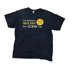スマイル　tシャツ 90s 00s ブラック