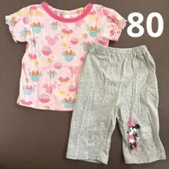 ディズニーベビー ミニーマウス ベビーパジャマ 女の子 80