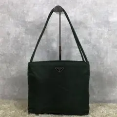 プラダ PRADA トートバック ナイロン カーキグリーン 三角ロゴ