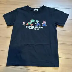 スーパーマリオ Tシャツ 130サイズ ブラック