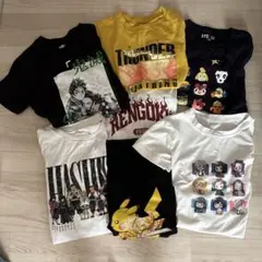 アニメキャラクター Tシャツセット 7枚