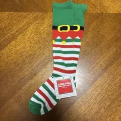 クリスマス ニーハイソックス レディース 9-11 エルフ　妖精　靴下　ハワイ