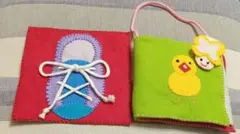 ハンドメイド！ フェルト製布絵本&りぼん結びのおけいこ