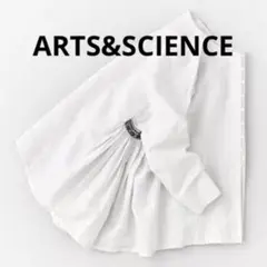 ARTSu0026SCIENCE smoking side gather blouse