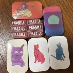 アンディ・ウォーホル バイクと猫のイラストケースセット 6缶セット