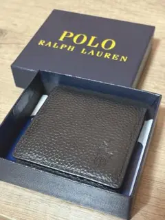 POLO RALPH LAUREN ブラックレザー コインケース・小銭入れ