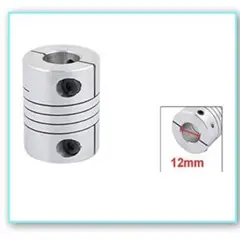 uxcell シャフトカプラー 12mm-12mm D25L30