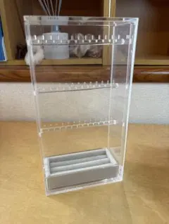 透明アクリル アクセサリーケース　無印良品