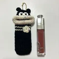 ハンドメイド　リトルモンスター　リップケースキーホルダー