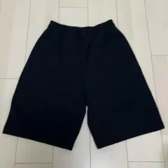 ユニクロC スウェットワイドショーツ 黒 S