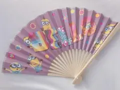 【新品、未使用】ミニオン 扇子 うちわ