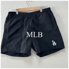 【MLB】LA ブラックショートパンツ