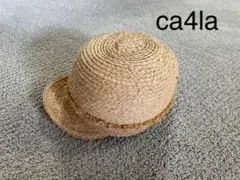 ca4la カシラ 麦わら帽子 キャップ ラフィア