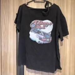 Tシャツ 黒　ロック　バンドTシャツ