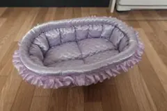 ふーじこちゃんママ手作り　ぽんぽんベッド　S