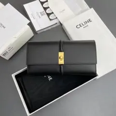 CELINE ブラック 三つ折り財布