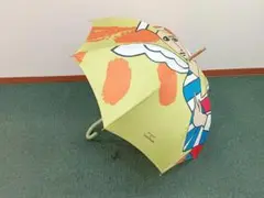 【カステル・バジャック】【希少】ヴィンテージ　長傘　赤×ハート CASTELBAJAC - Castelbajac カステルバジャック 希少品 アニマル