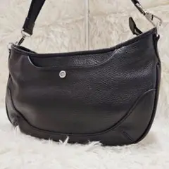 極美品 ペッレモルビダ メイデンヴォヤ ージュ ショルダーバッグ ブラック