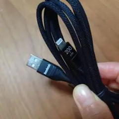 iPhone　ライトニング　充電　ケーブル　USB　２メートル