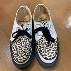 美品　レア　ハラコ　ジョージコックス　ラバーソール　UK5