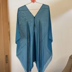 新品 薄手羽織り ポンチョ