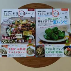 NHKきょうの料理ビギナーズ 2023年6月号・8月号