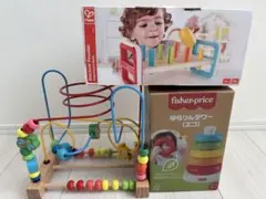 フィッシャープライス ゆらりんタワー Hapeとんかちトントン ビーズコースター