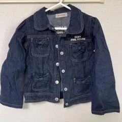 BABY PINK HOUSE 110 デニム風ジャケット