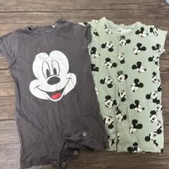 H&M ミッキーマウス ロンパース　70