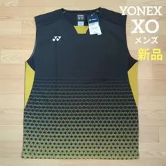 ❇️新品　YONEX　メンズ　XO　ゲームシャツ　ノースリーブ　黒　ブラック