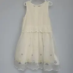 こども　ドレス　刺繍入り　発表会