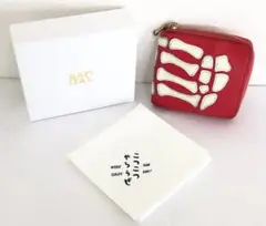 KAPITAL キャピタル レザーウォレット 骨デザイン BONE レッド 赤
