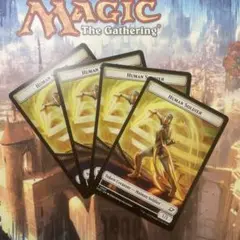 MTG 人間・兵士+着陸船トークン (0002/0004)英語版4枚セット