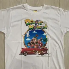 90s 石油連盟 DriversNetwork コミカル ヴィンテージ Tシャツ