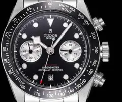 TUDOR 自動巻き クロノグラフ ブラック