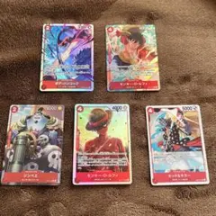 ワンピースカード　モンキー•D•ルフィ　SR パラレル　おまけつき