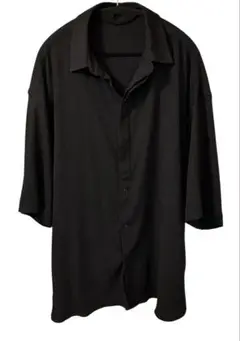 「試着のみ未使用品」ZARA(ザラ) オーバーサイズ 半袖シャツ ブラック