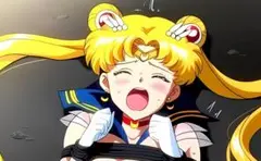 A4　ポスター セーラームーン　月野うさぎ　ファンアート　美少女　美女