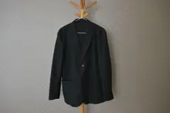 無印良品　紳士　風を通すストレッチサッカージャケット紳士Ｍ・黒